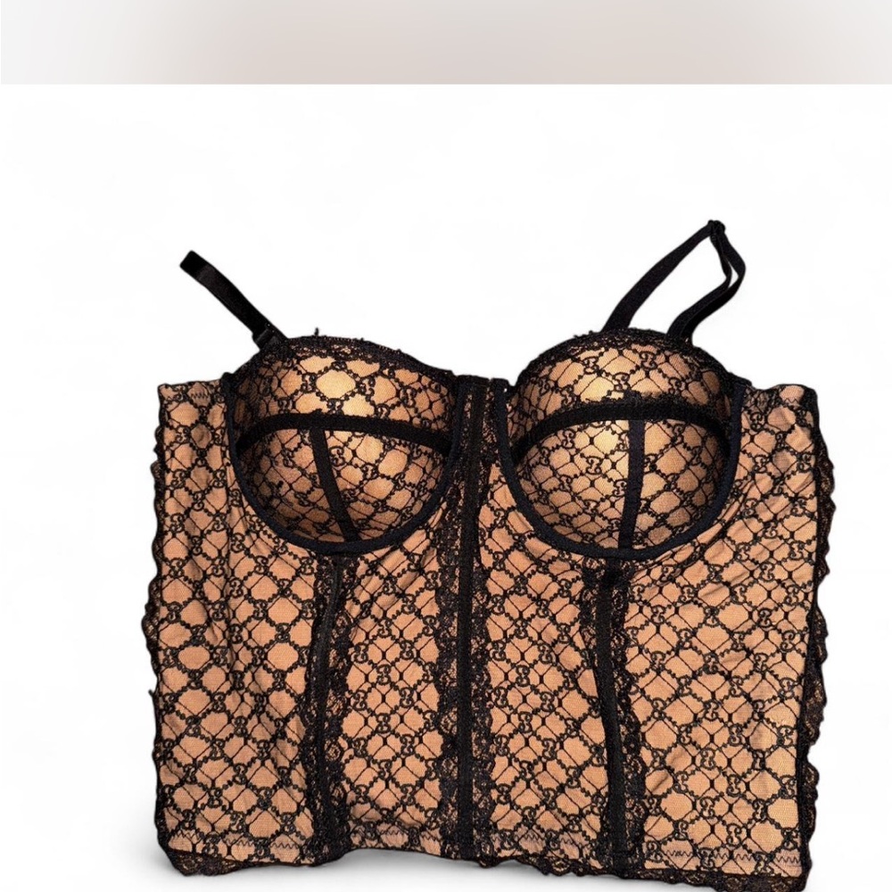 Monogram Corset Top